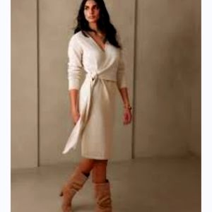 Soft & Sexy Wrap Style Sweater Dress
